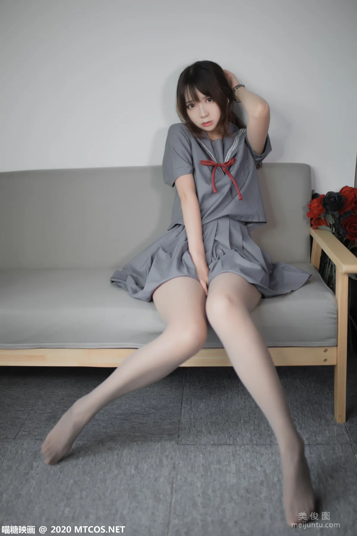 [喵糖映画] VOL.295 制服学妹 写真集31