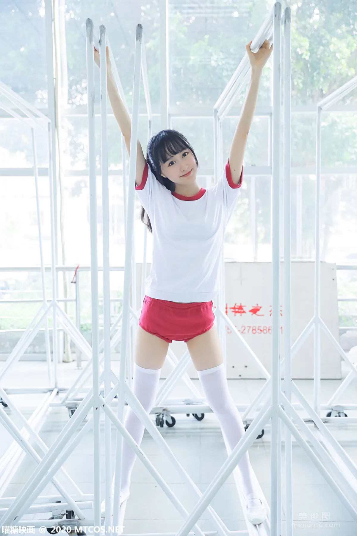 [喵糖映画] VOL.294 体操学妹 写真集7