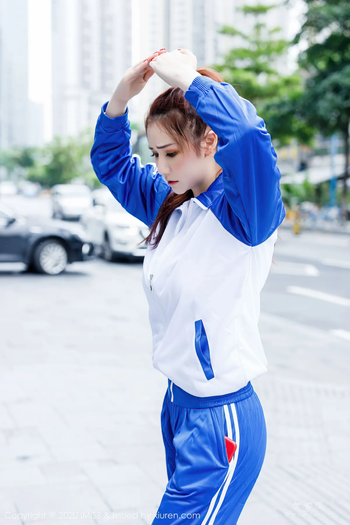[IMISS] Vol.496 evon - School Uniform in the Rain Private Shoot Theme Series photo 7
