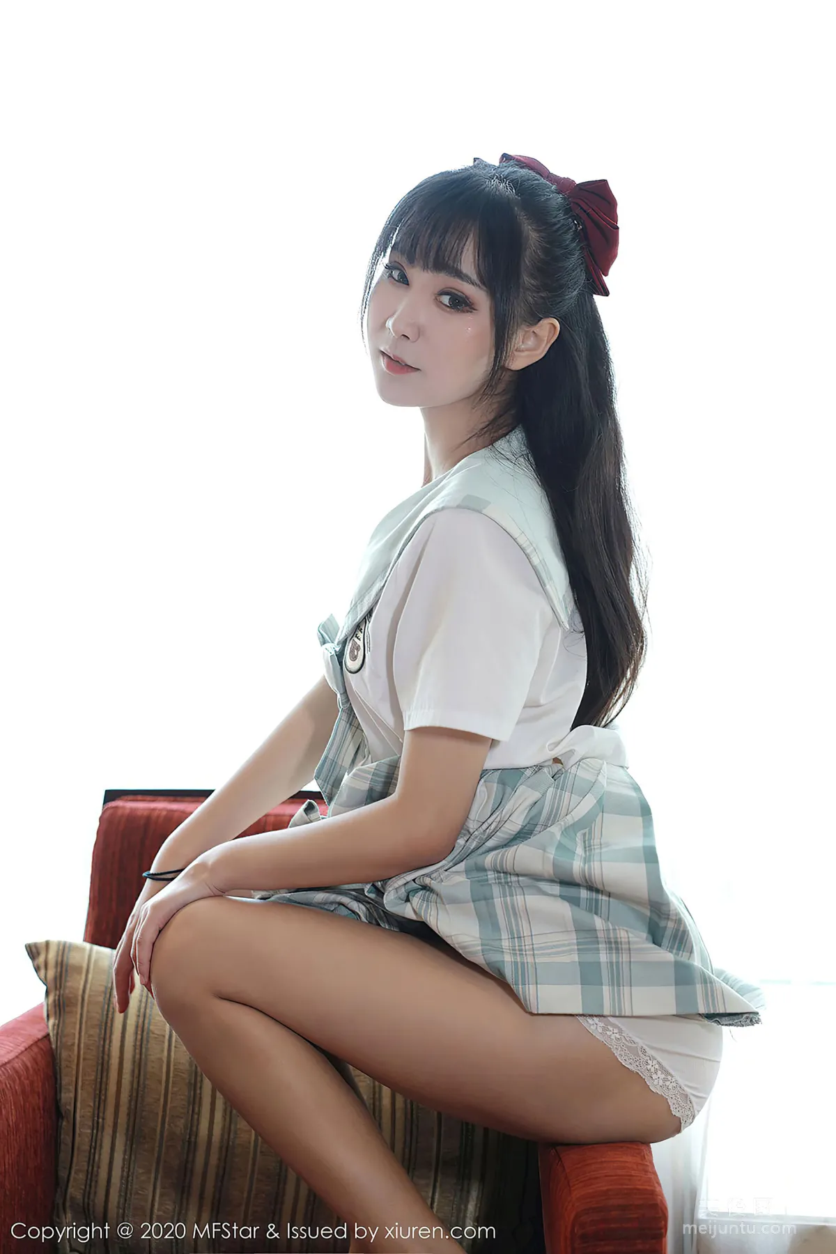 [MFStar] Vol.386 Xiaoguo Donger - JK Uniform Series photo 29