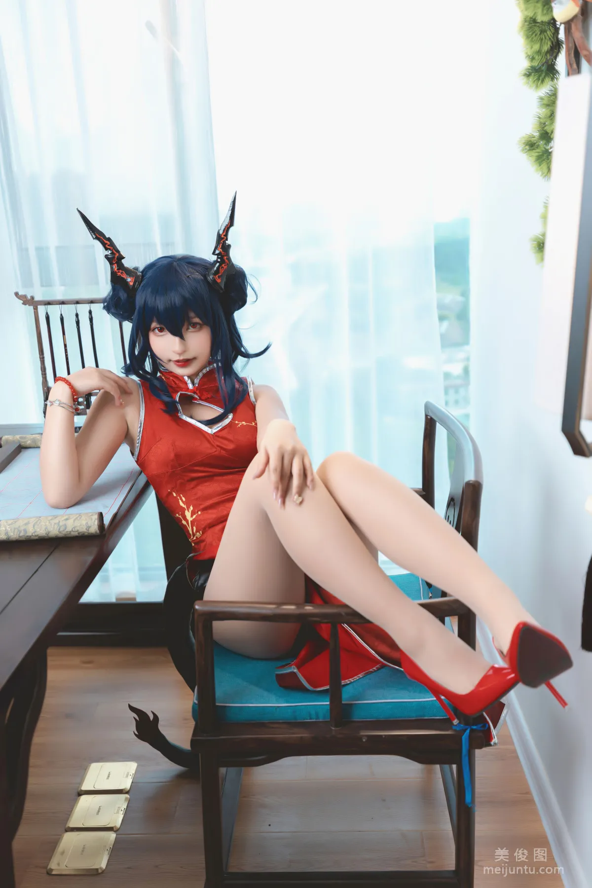[Cosplay] Shenle Banzhen Dong, Qipao Witch Photo Set photo 8