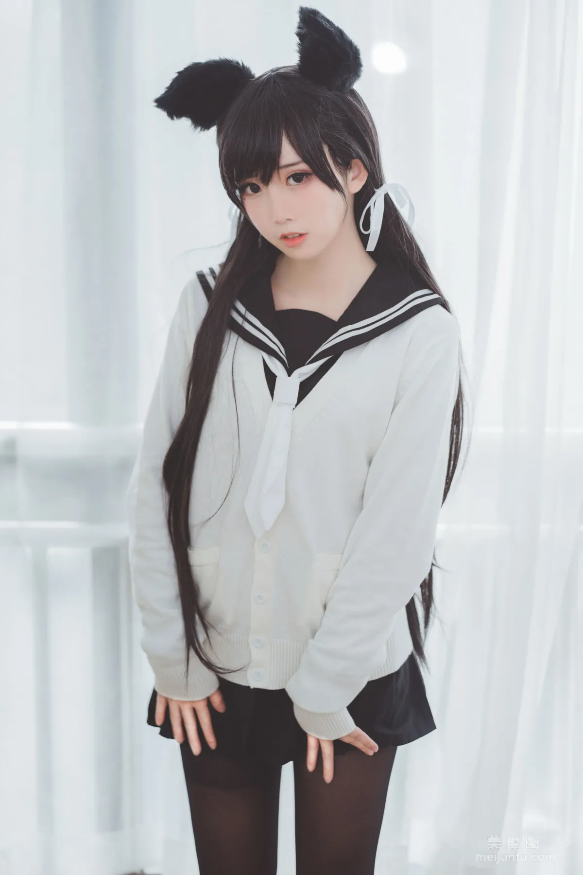[Cosplay Photos] Cute Popular Coser Mianbing Xianer - Uniform Atago photo 13
