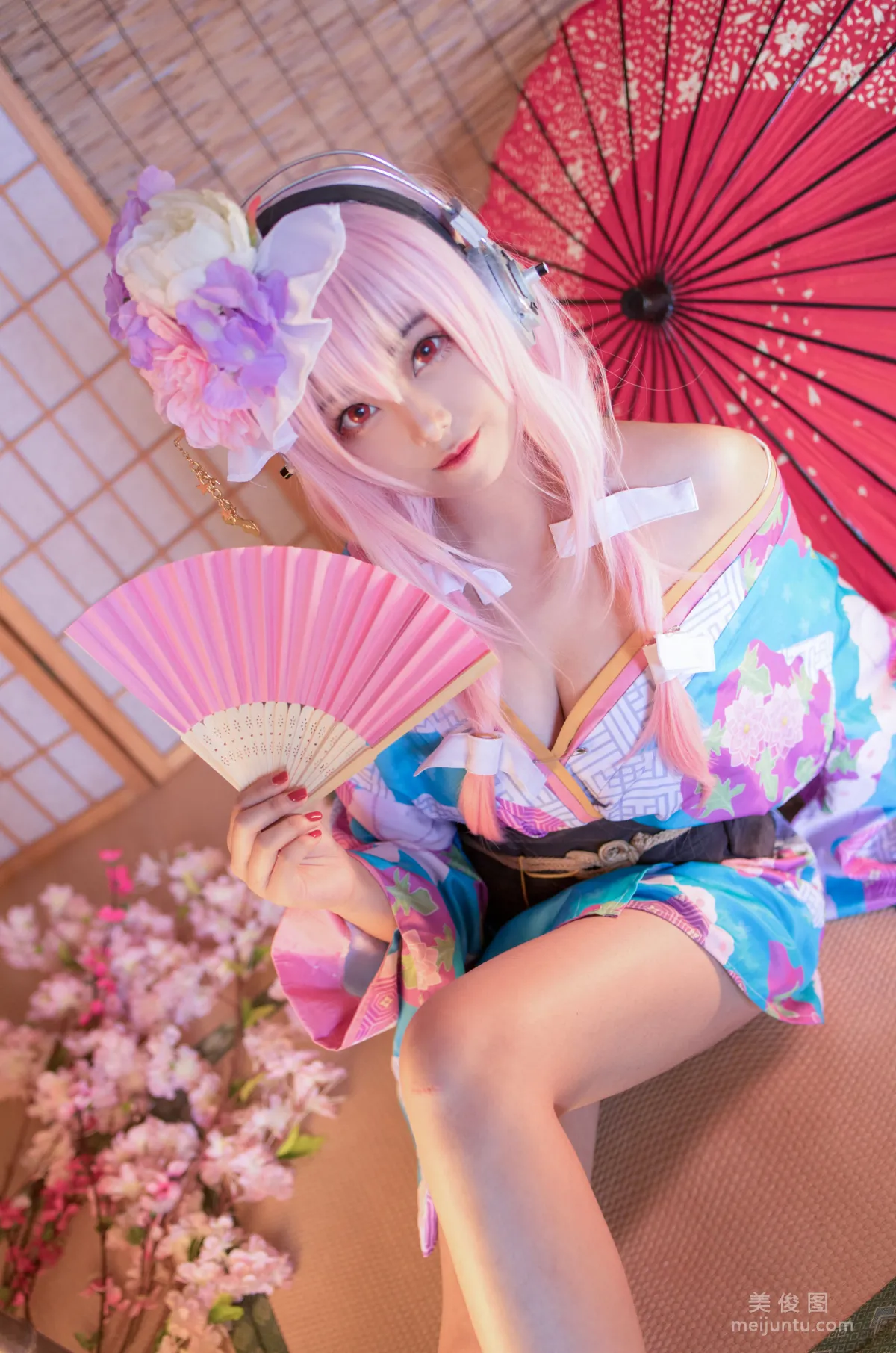 [Cosplay] Mizhi Maoqiu - Sony Girl Kimono Photo Set photo 4