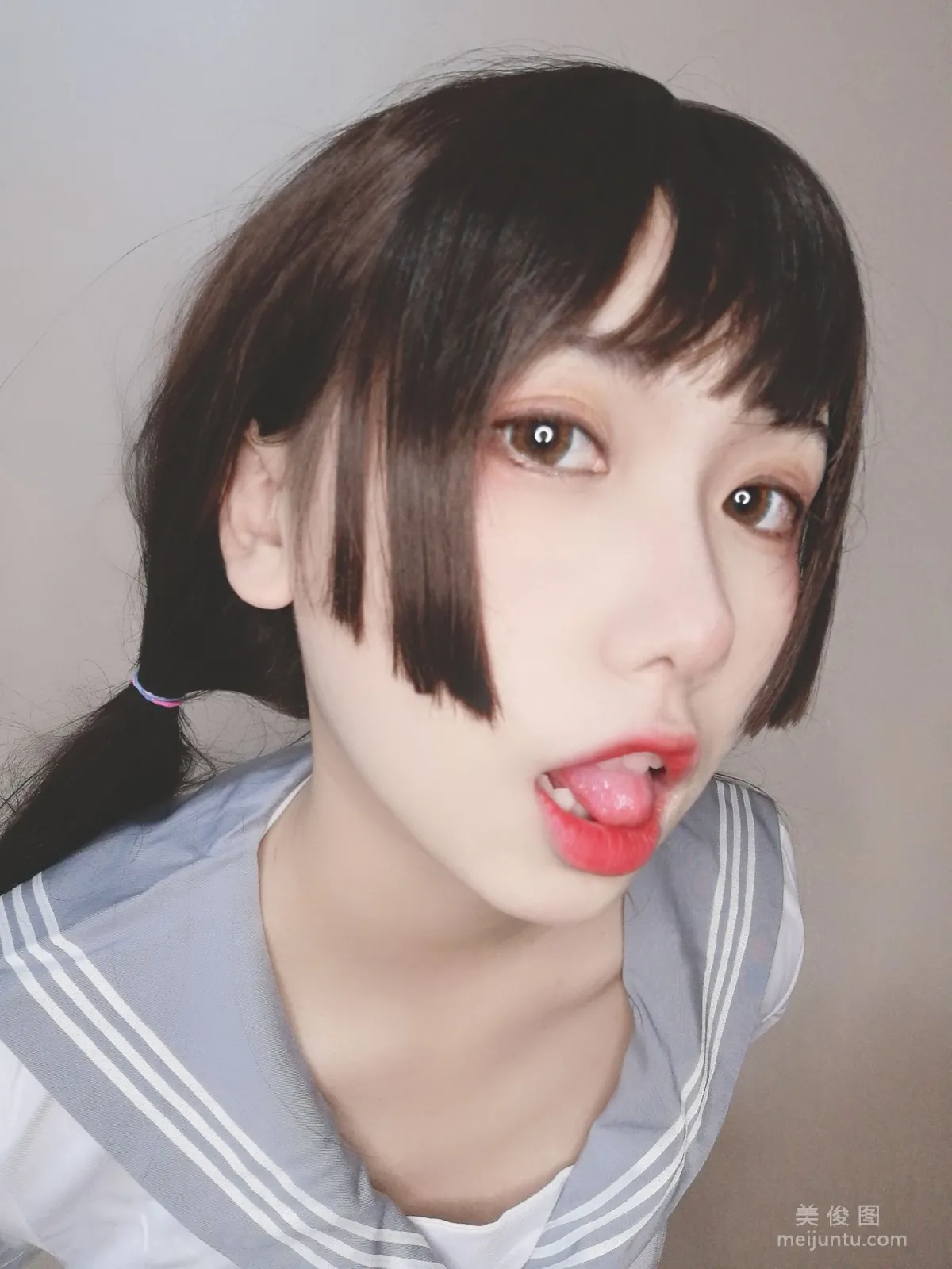 [Cosplay] 芋圓侑子SJ_ - 白絲jk 8