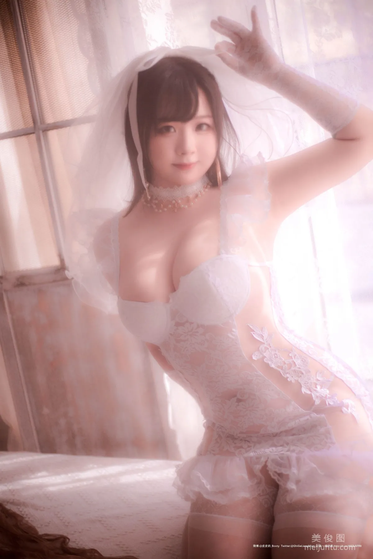 [Cosplay] Pipi Naike Keai Lela, Hazy Wedding Dress photo 38