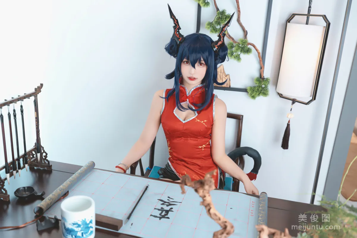 [Cosplay] 神楽坂真冬 - 旗袍魔女 写真集1