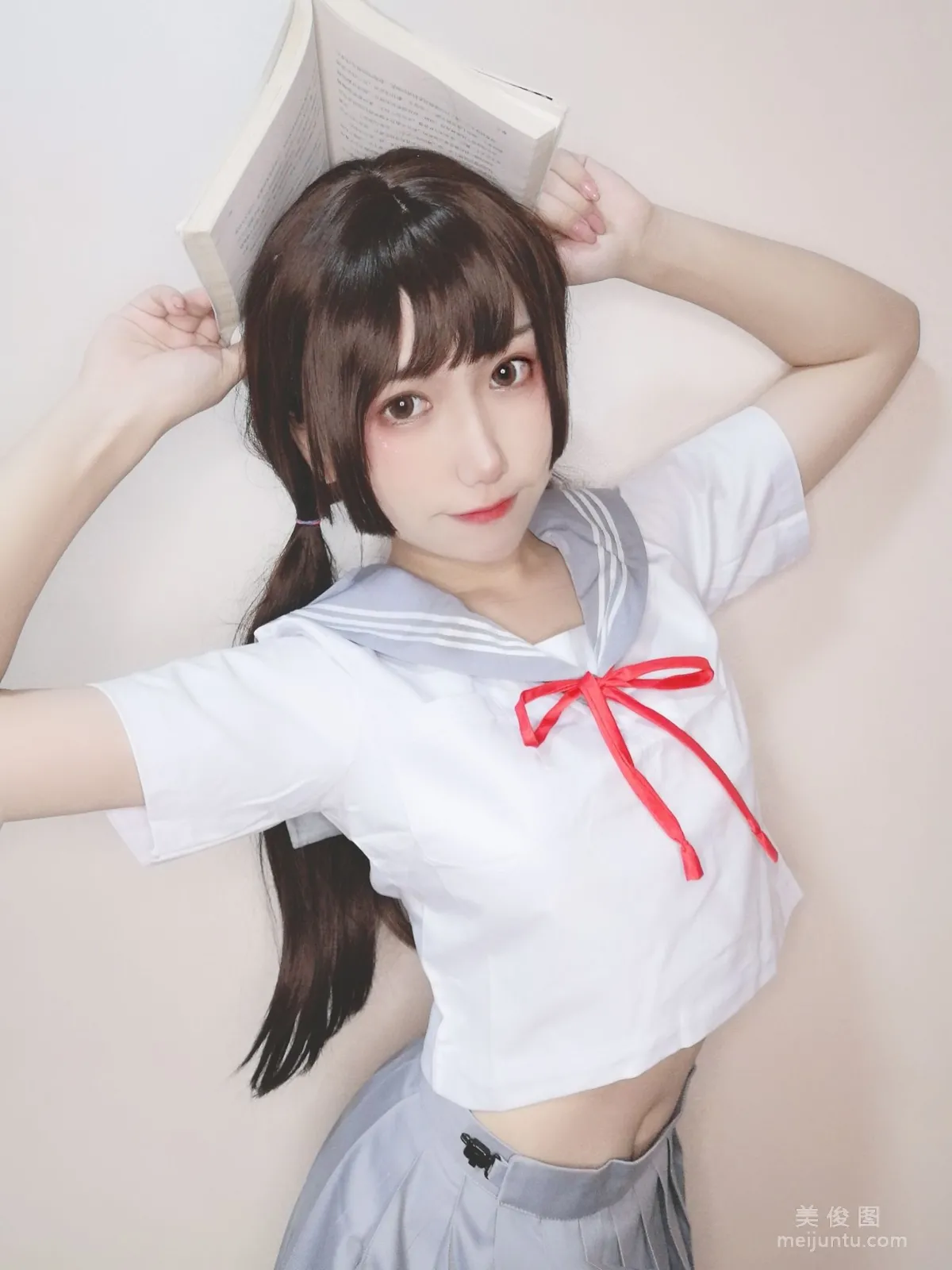 [Cosplay] 芋圓侑子SJ_ - 白絲jk 46