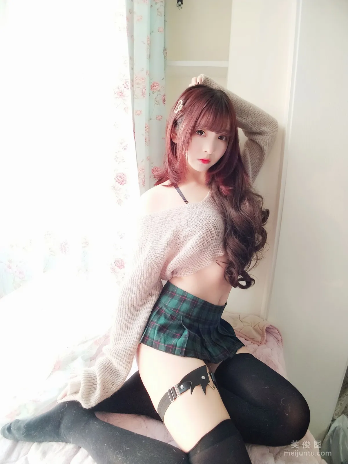 [Cosplay] 2D Beauty Guchuan kagura, Sexy Sweater photo 16