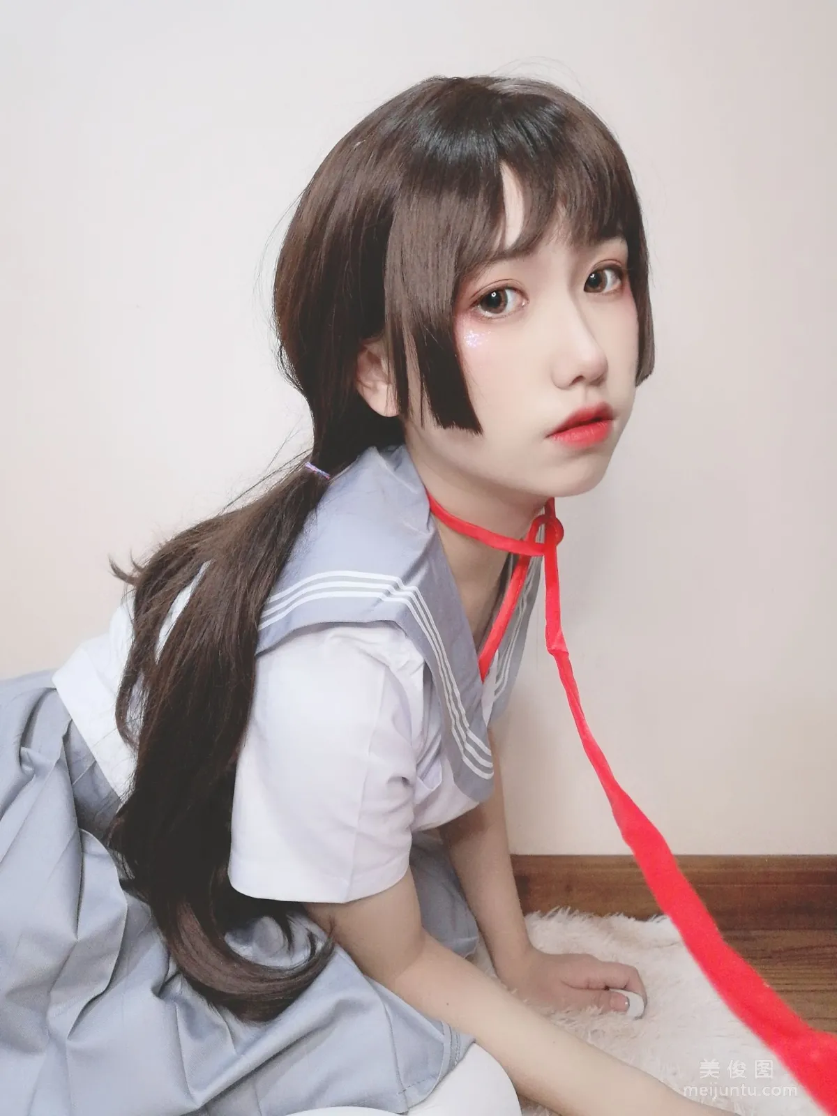 [Cosplay] 芋圓侑子SJ_ - 白絲jk 33