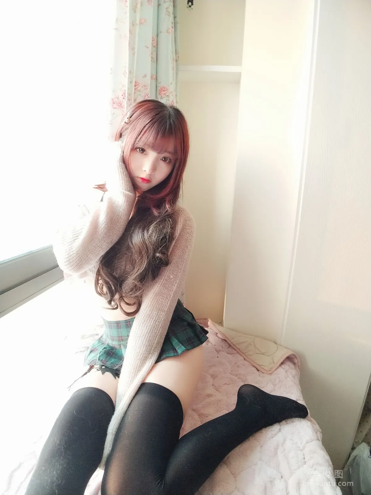 [Cosplay] 2D Beauty Guchuan kagura, Sexy Sweater photo 4
