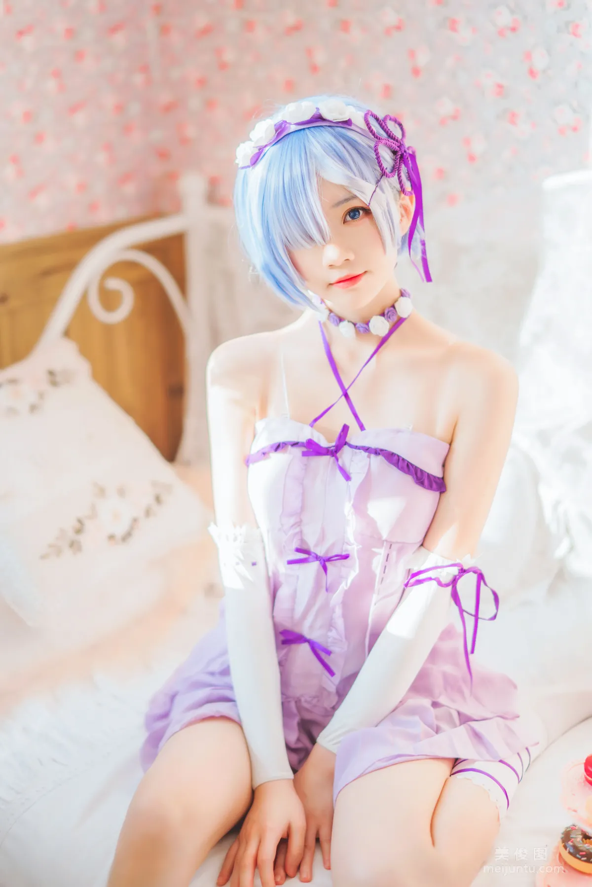 [Cosplay] 蠢沫沫 - 蕾姆小睡裙5