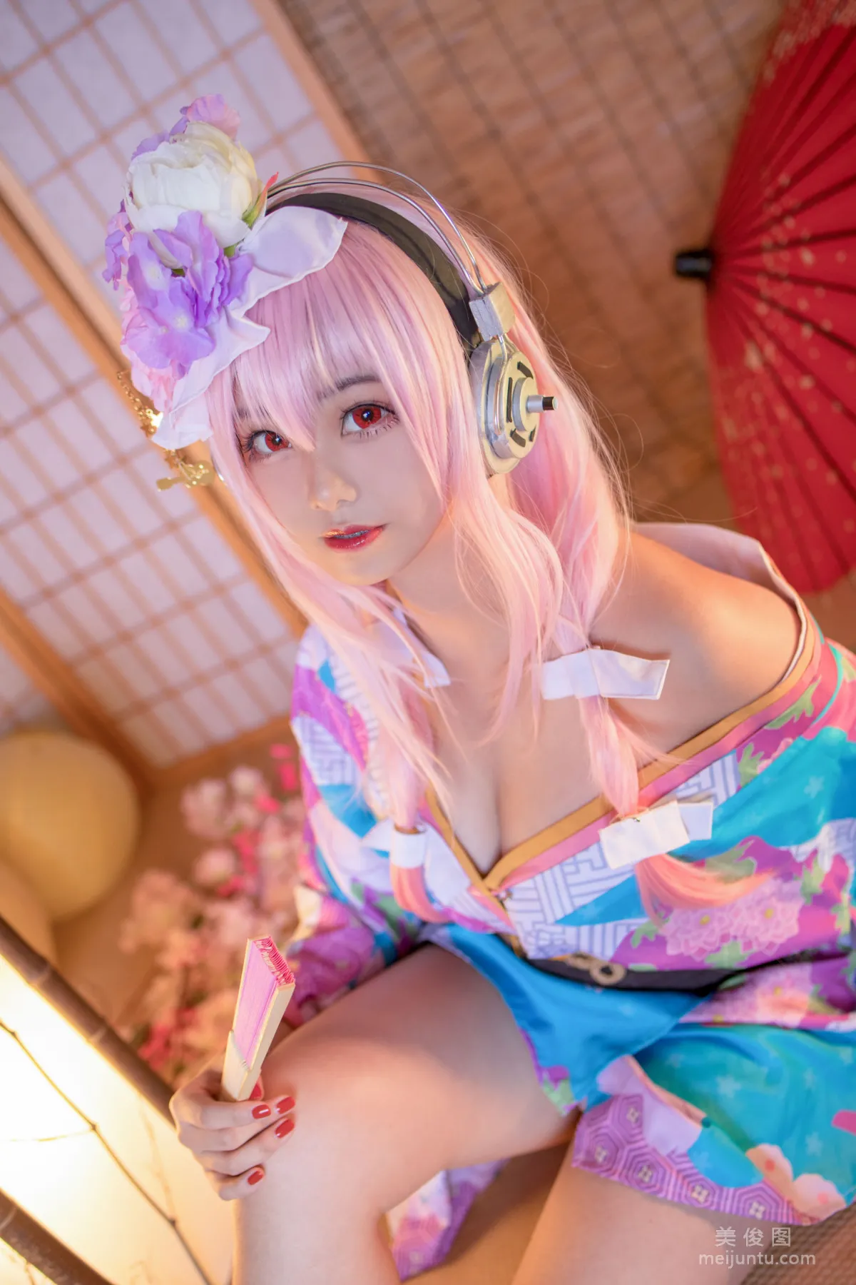 [Cosplay] Mizhi Maoqiu - Sony Girl Kimono Photo Set photo 7