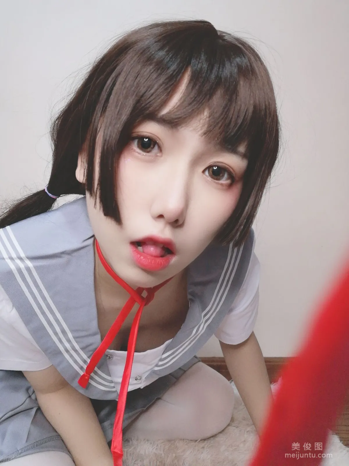 [Cosplay] 芋圓侑子SJ_ - 白絲jk 32