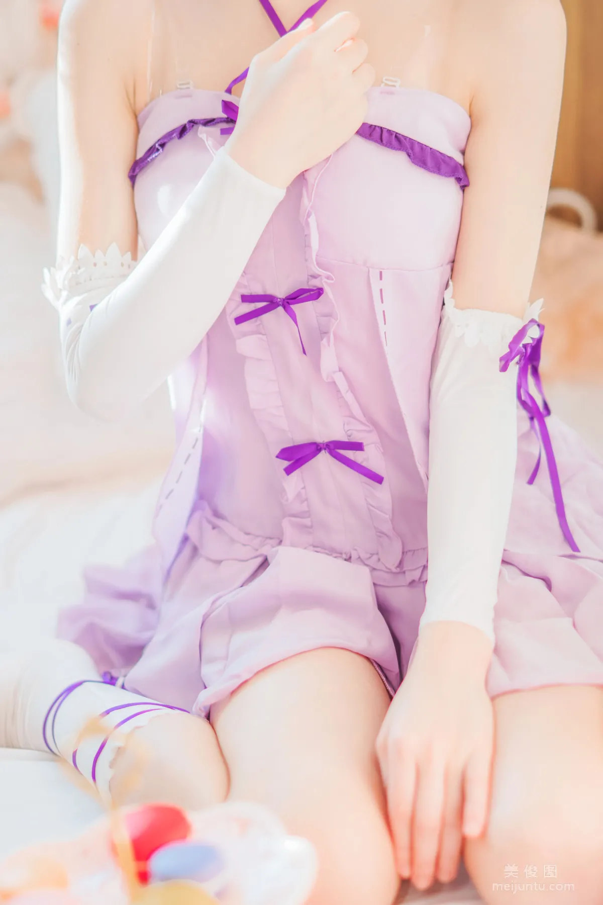 [Cosplay] 蠢沫沫 - 蕾姆小睡裙4
