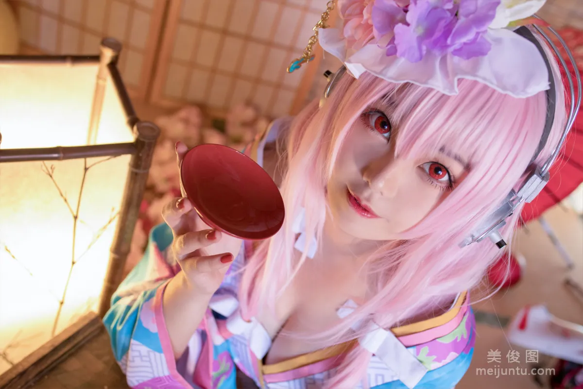 [Cosplay] 蜜汁猫裘 - 索尼子和服 写真集10