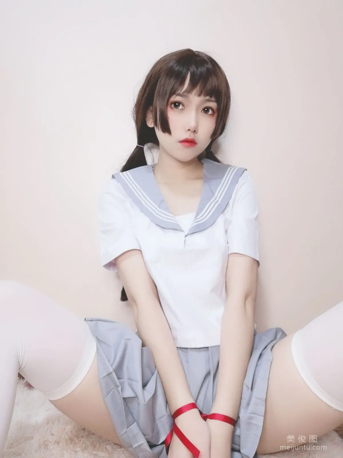 [Cosplay] 芋圓侑子SJ_ - 白絲jk 37