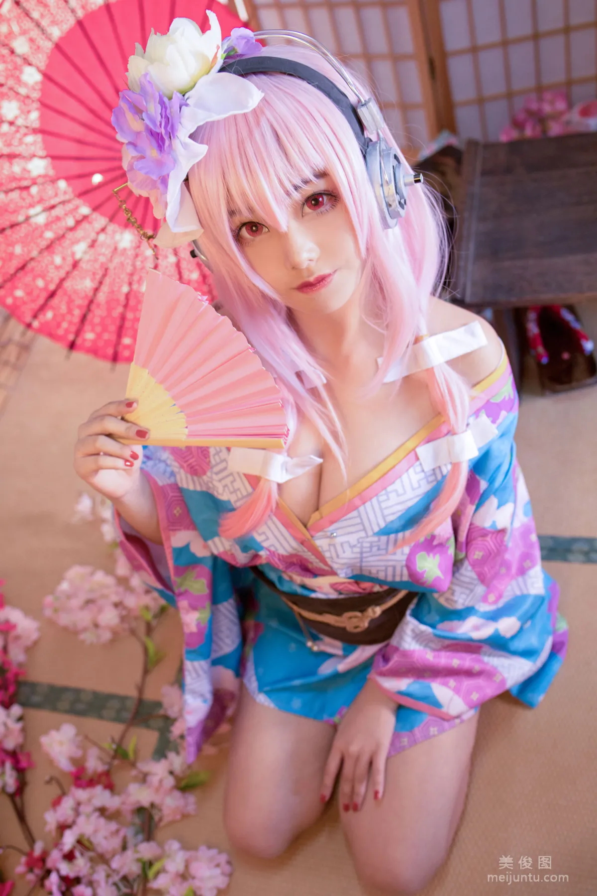 [Cosplay] 蜜汁猫裘 - 索尼子和服 写真集13