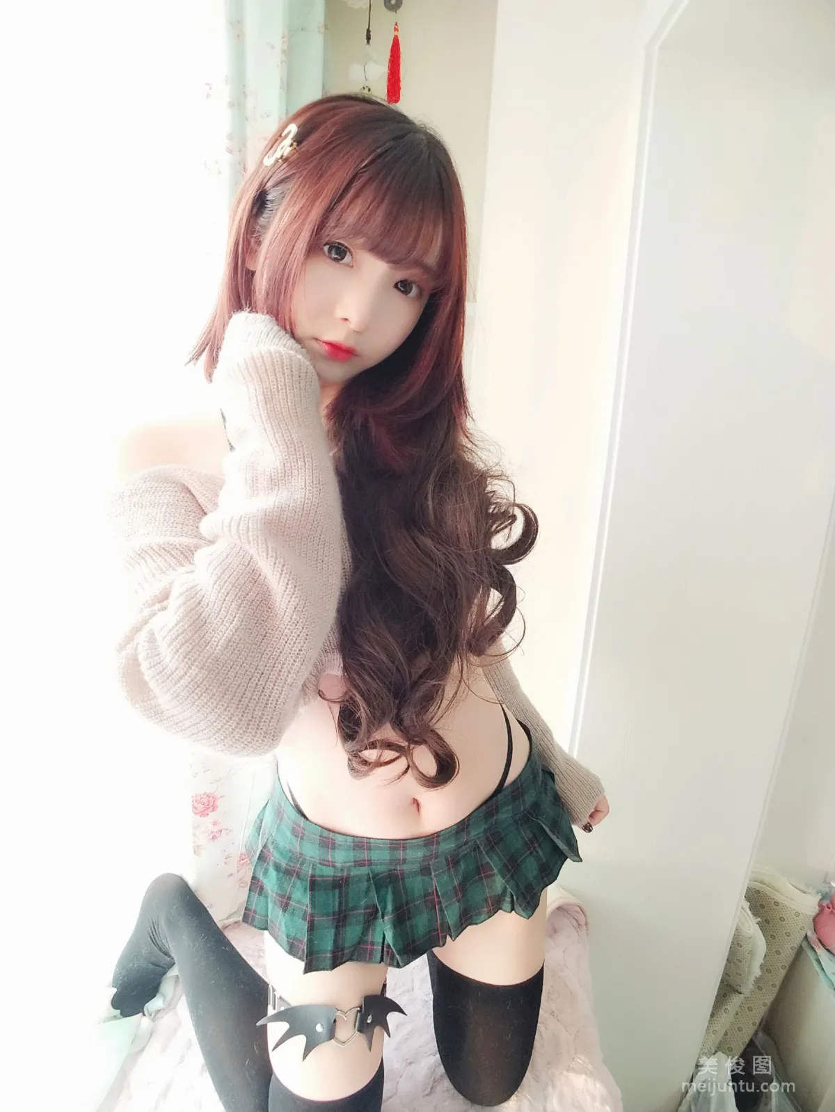 [Cosplay] 2D Beauty Guchuan kagura, Sexy Sweater photo 17