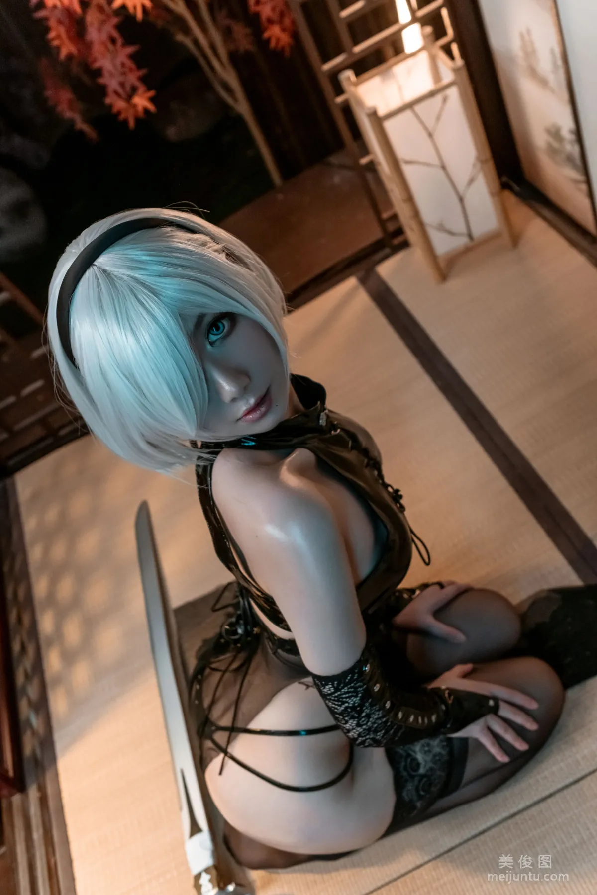 [Cosplay] izumi泉桃子福利 - 2B靡煙旗袍 16