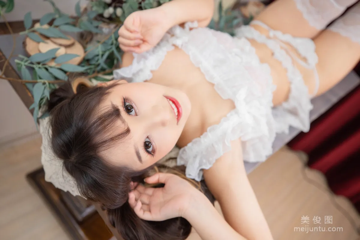[Cosplay] 萝莉神楽坂真冬之トリック放題 - 白丝少女62