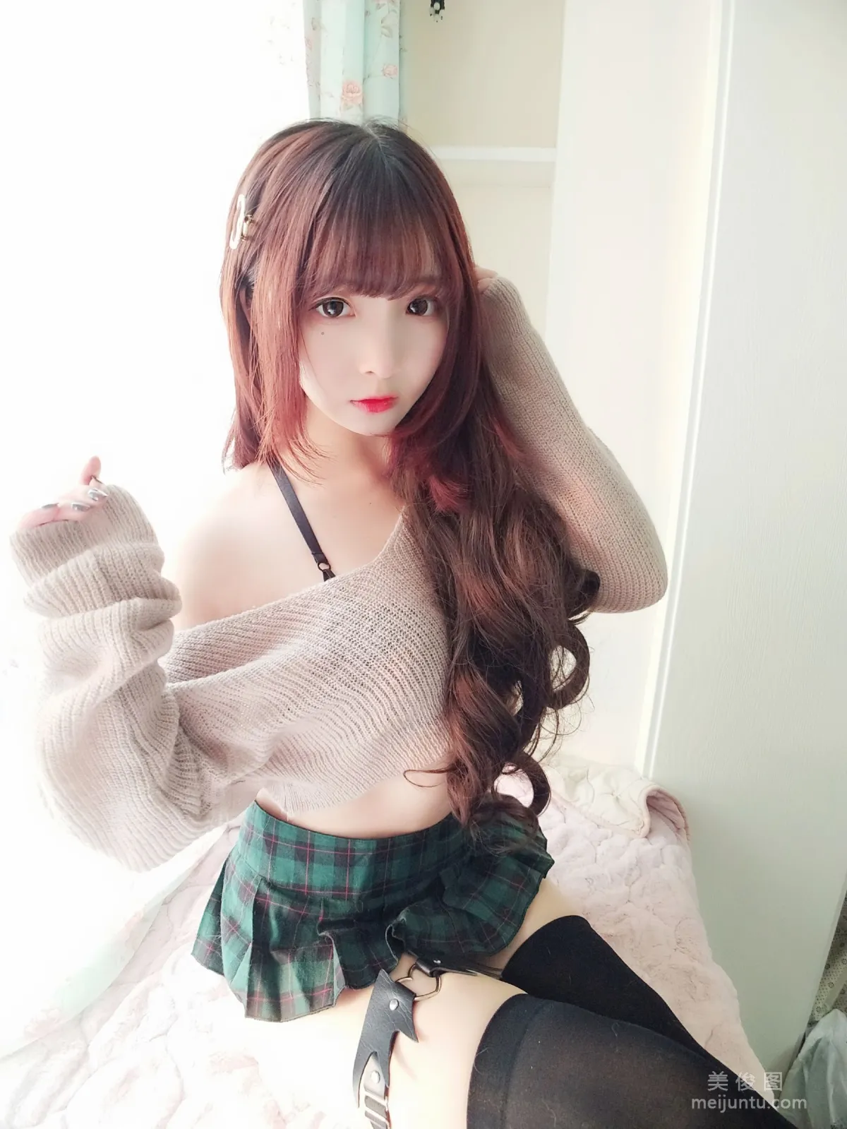 [Cosplay] 2D Beauty Guchuan kagura, Sexy Sweater photo 15