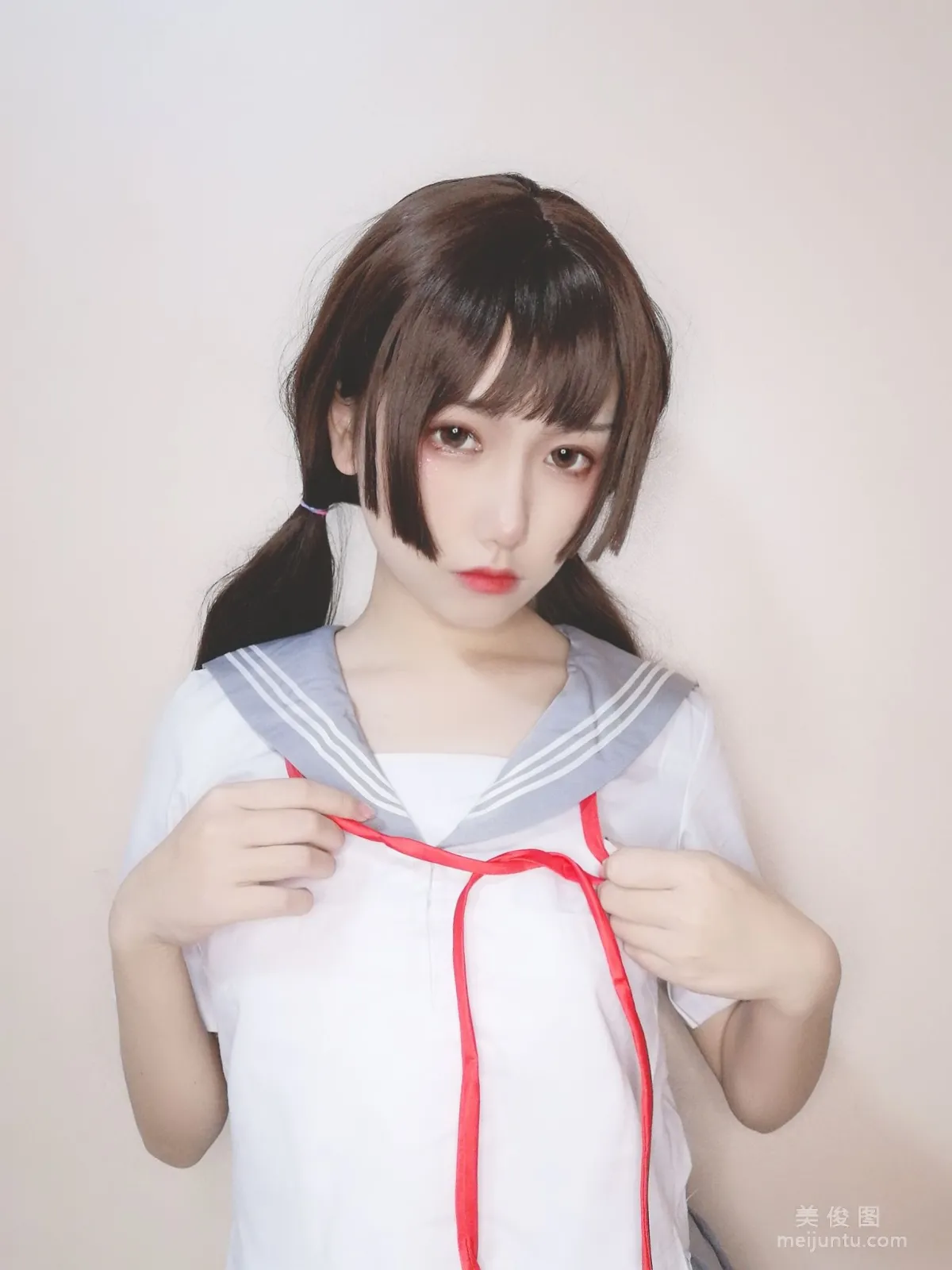 [Cosplay] 芋圓侑子SJ_ - 白絲jk 13