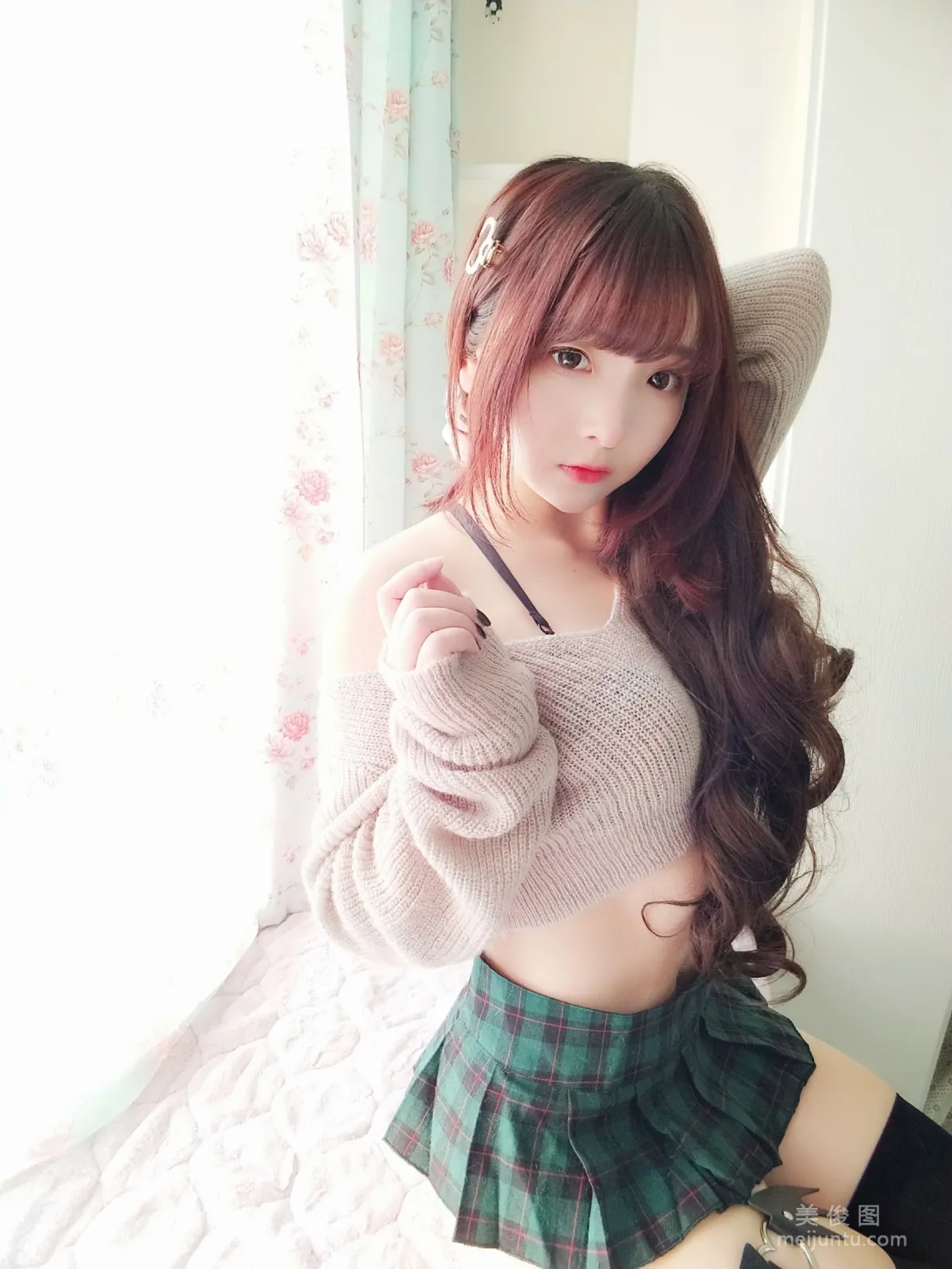 [Cosplay] 2D Beauty Guchuan kagura, Sexy Sweater photo 14