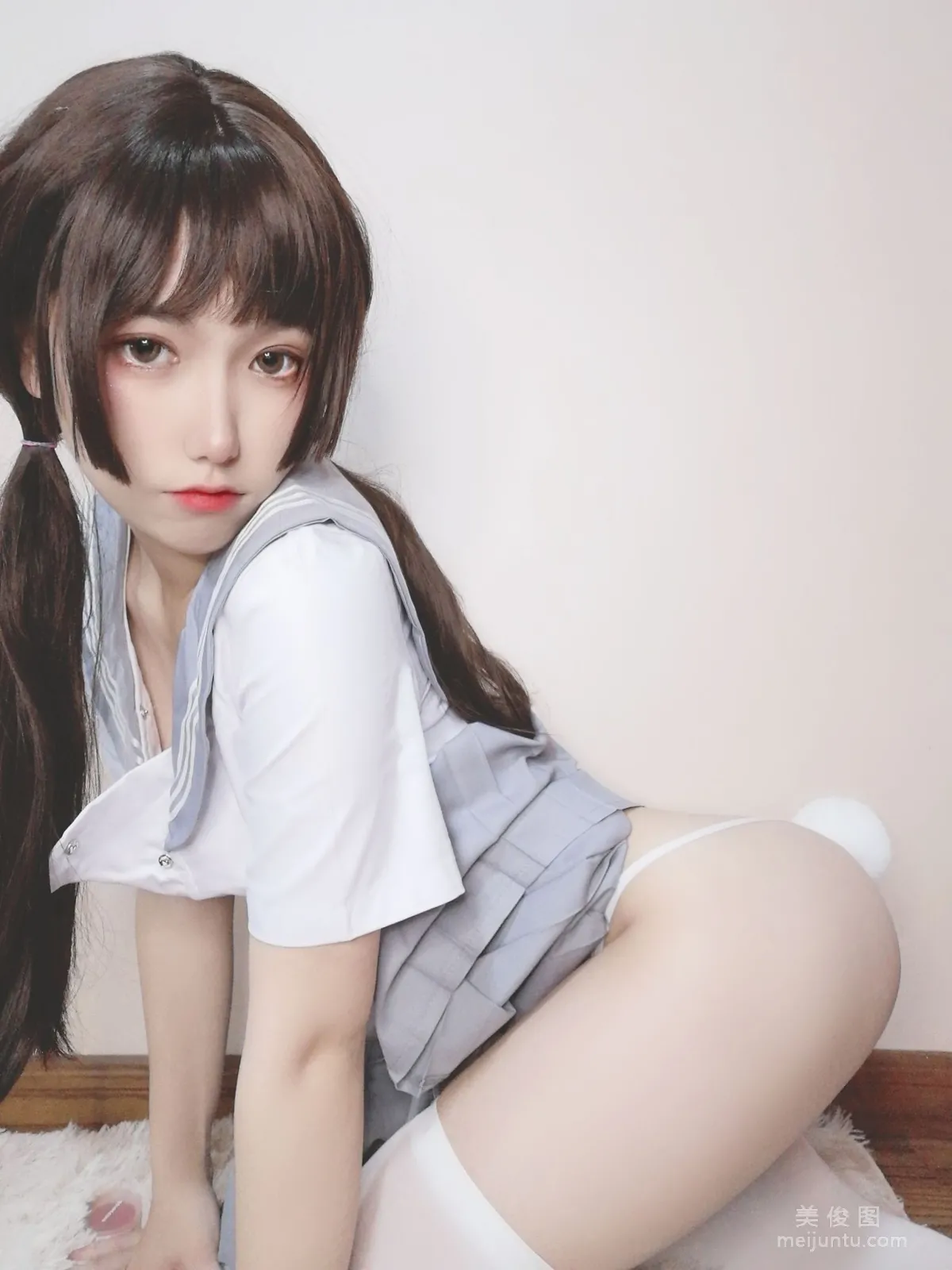 [Cosplay] 芋圓侑子SJ_ - 白絲jk 27