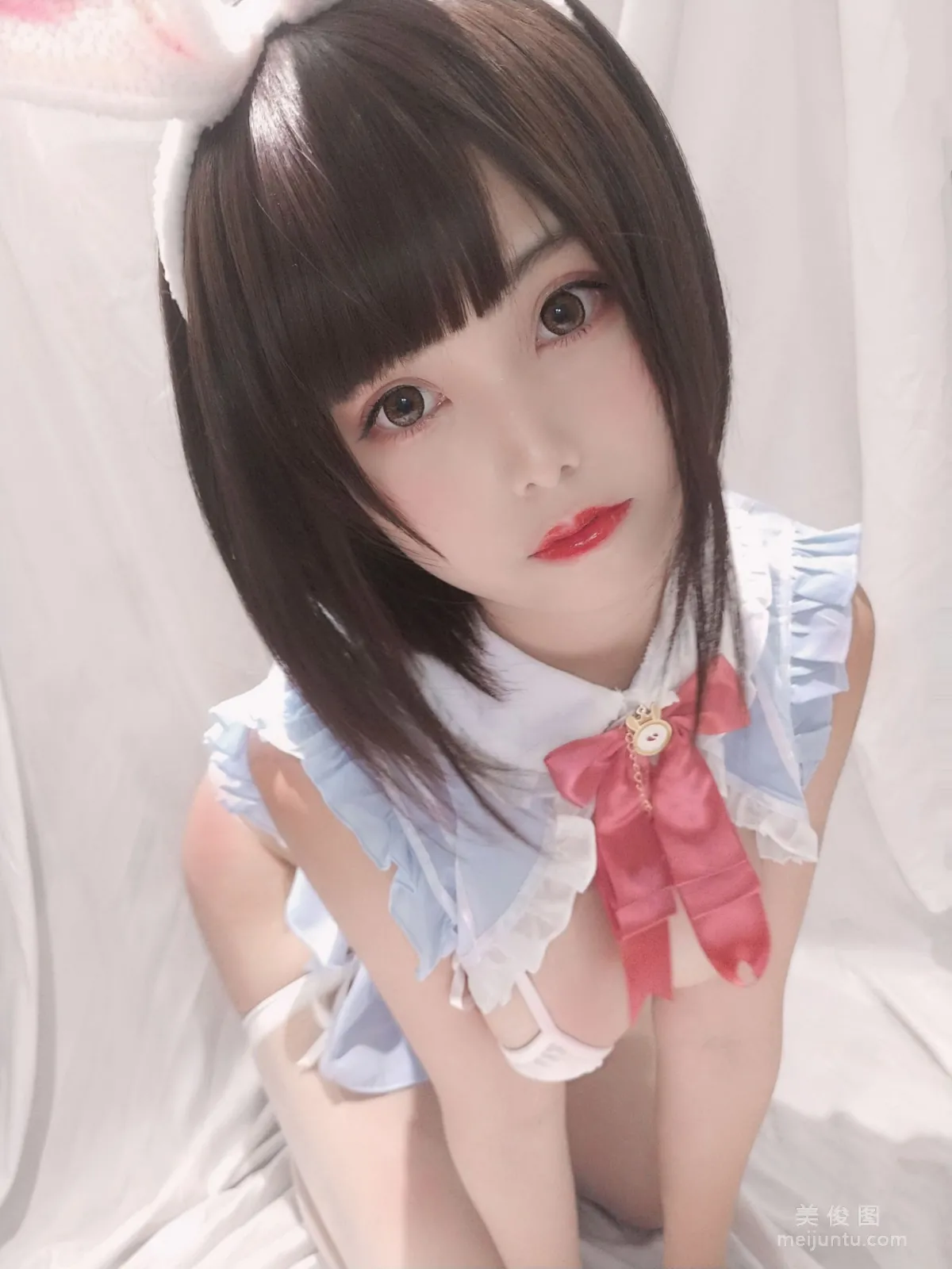 [Cosplay] Cute Girl Mizhi Maoqiu - Little White Rabbit Selfie photo 11