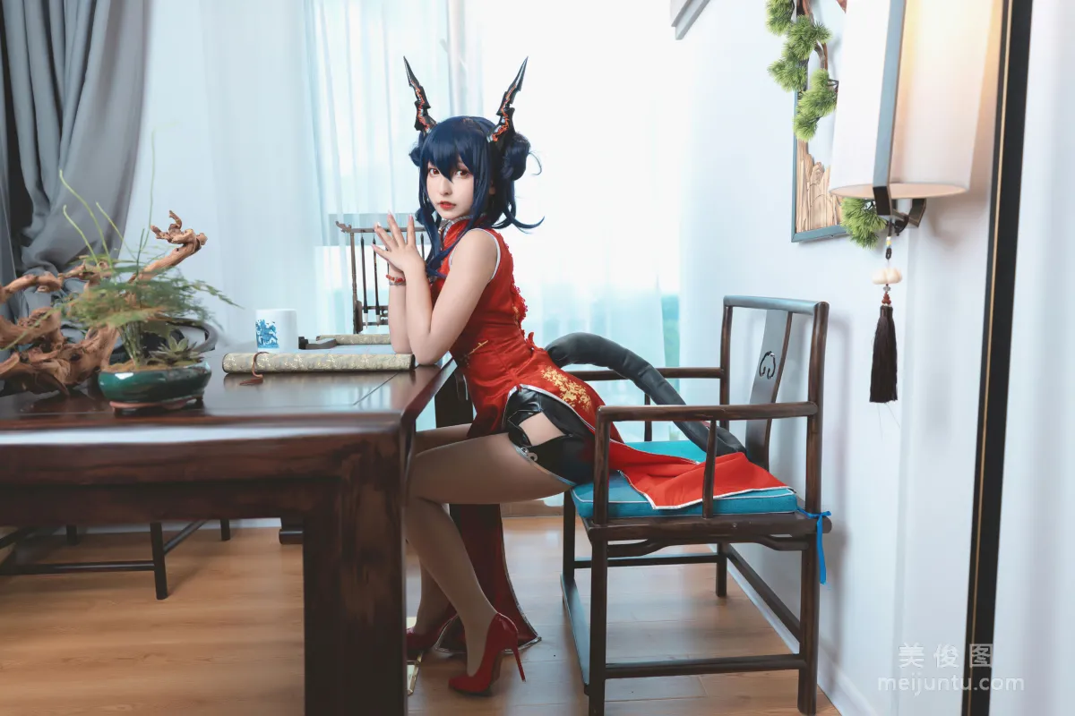 [Cosplay] Shenle Banzhen Dong, Qipao Witch Photo Set photo 11