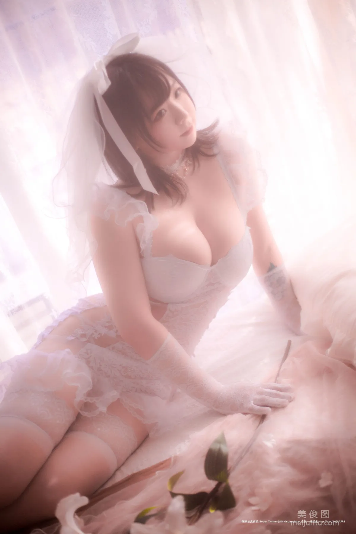 [Cosplay] Pipi Naike Keai Lela, Hazy Wedding Dress photo 47