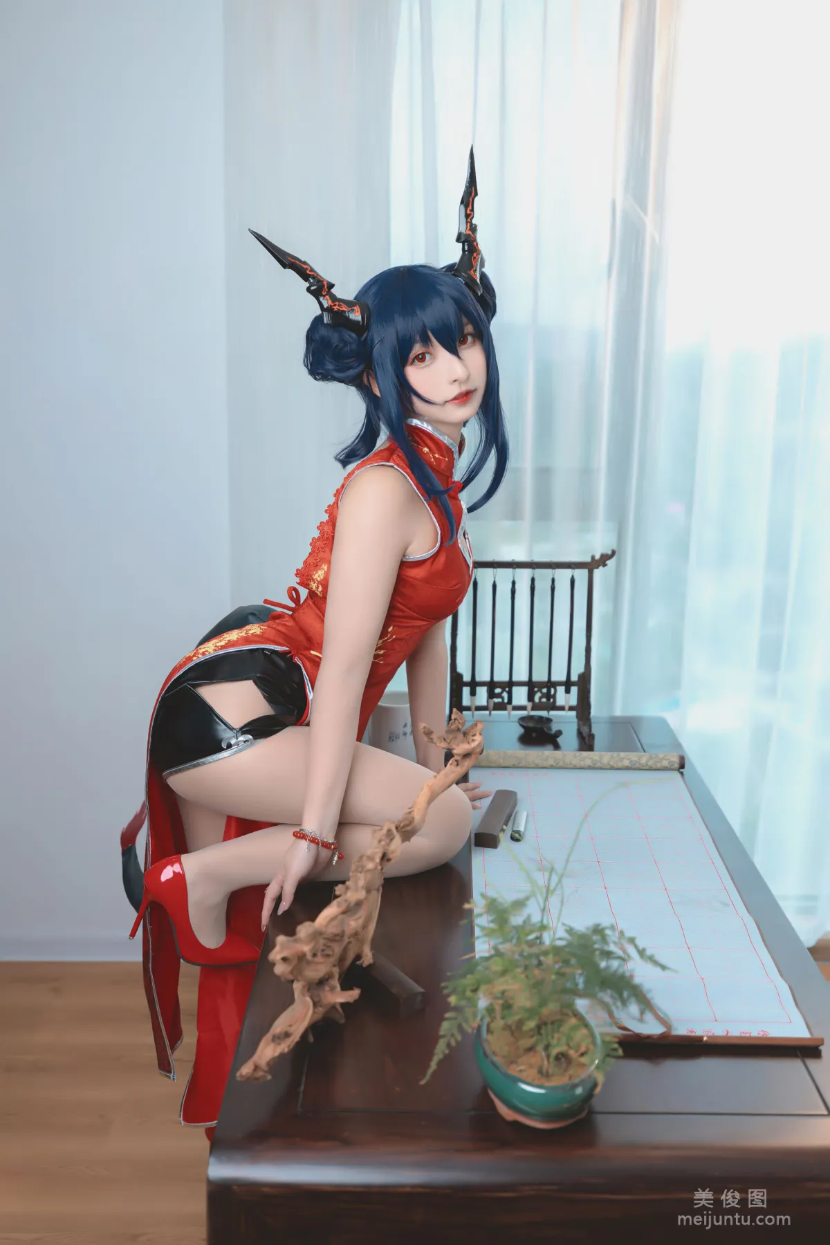 [Cosplay] Shenle Banzhen Dong, Qipao Witch Photo Set photo 18