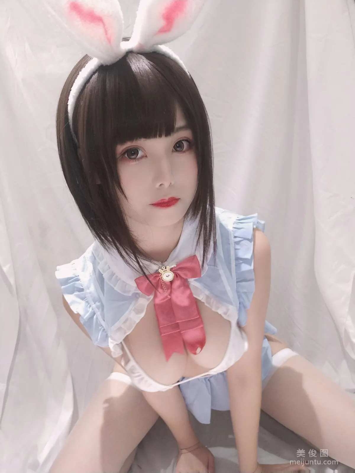 [Cosplay] Cute Girl Mizhi Maoqiu - Little White Rabbit Selfie photo 8