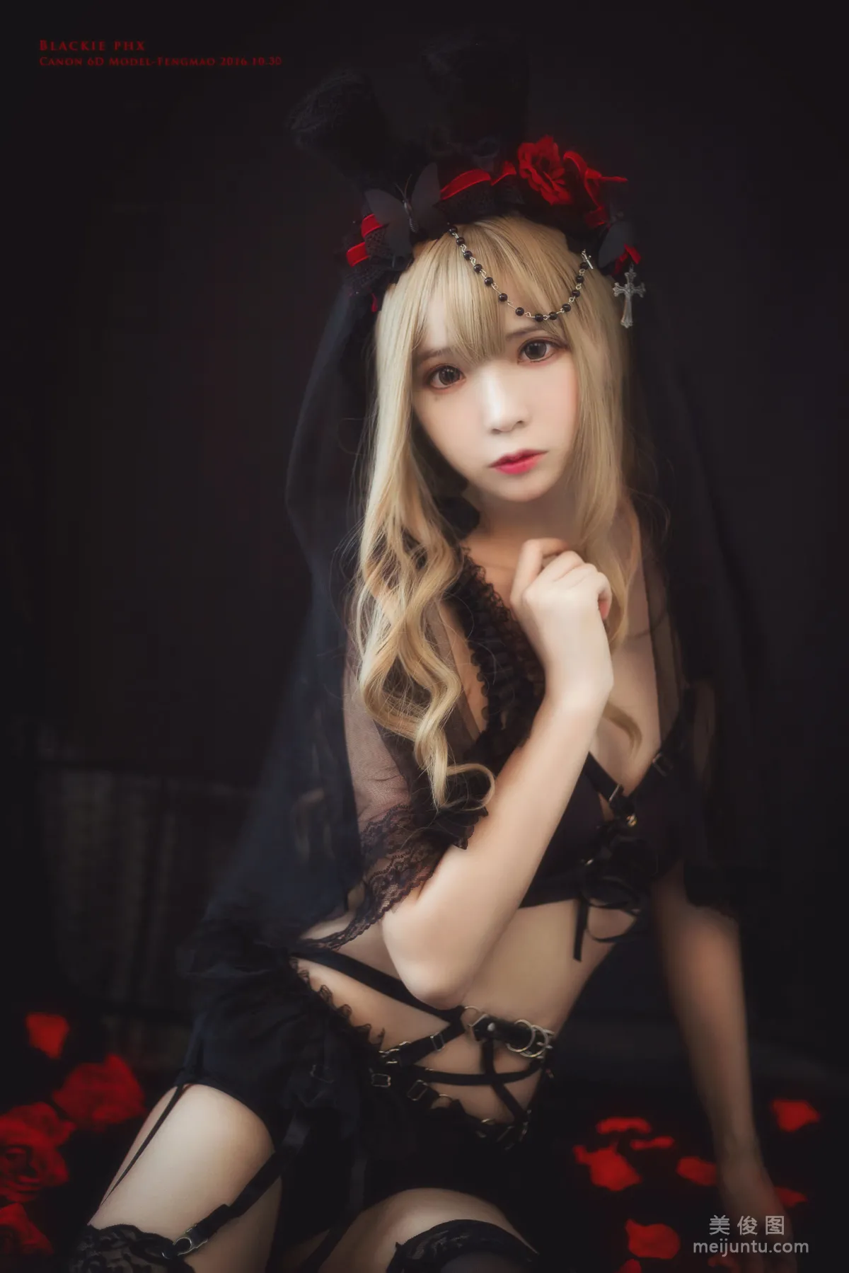 [Cosplay] 瘋貓ss - 黑色玫瑰 16
