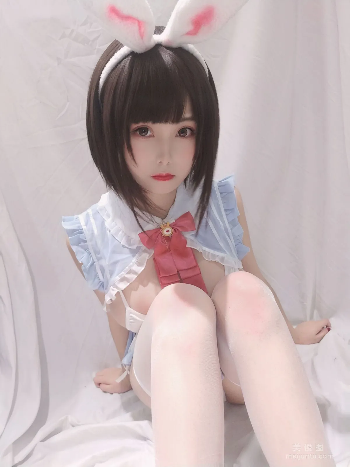 [Cosplay] Cute Girl Mizhi Maoqiu - Little White Rabbit Selfie photo 19