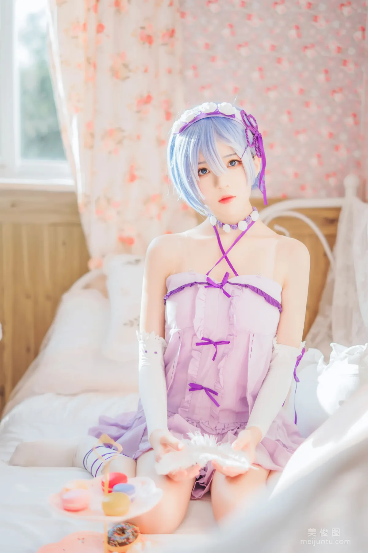 [Cosplay] 蠢沫沫 - 蕾姆小睡裙2