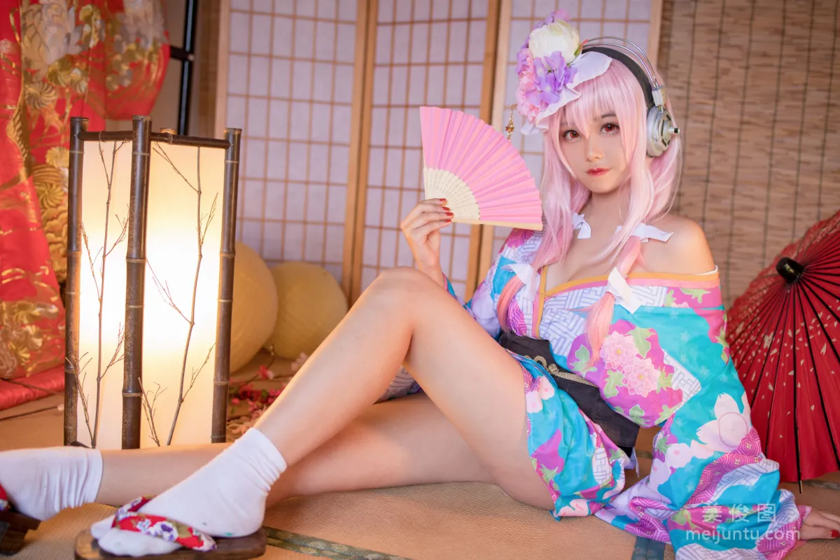 [Cosplay] Mizhi Maoqiu - Sony Girl Kimono Photo Set photo 5