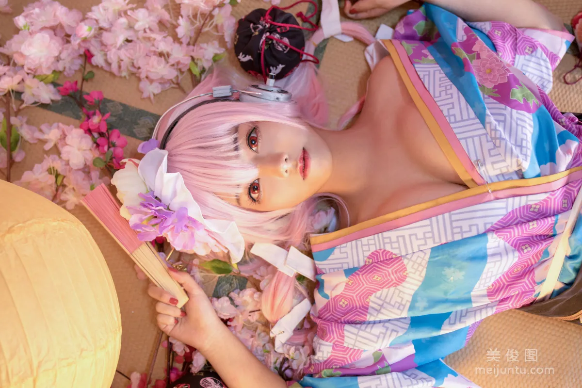 [Cosplay] 蜜汁猫裘 - 索尼子和服 写真集16