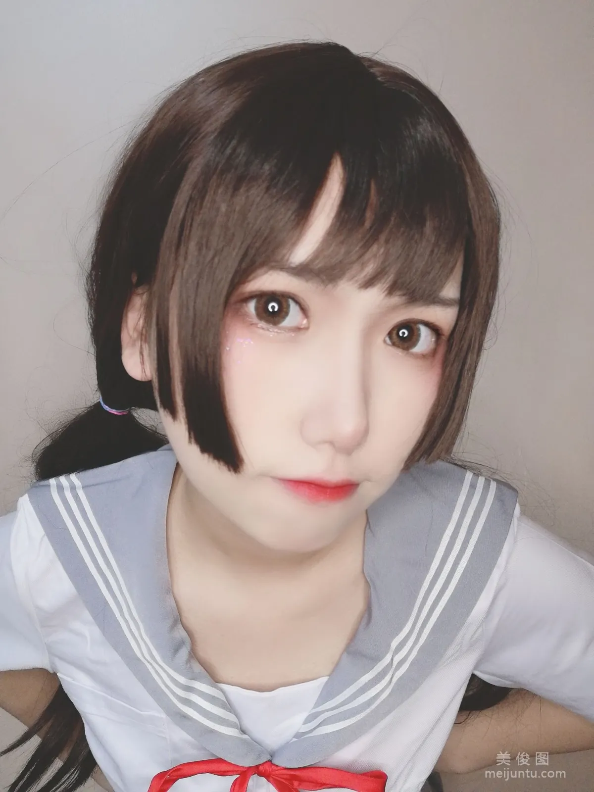 [Cosplay] 芋圓侑子SJ_ - 白絲jk 10