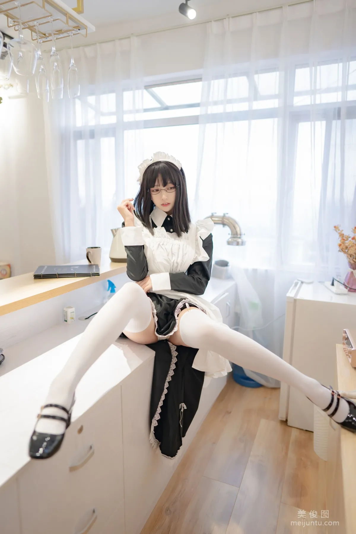 [Cosplay] Mixianxian sama - Maid Long Skirt Photo Set photo 21