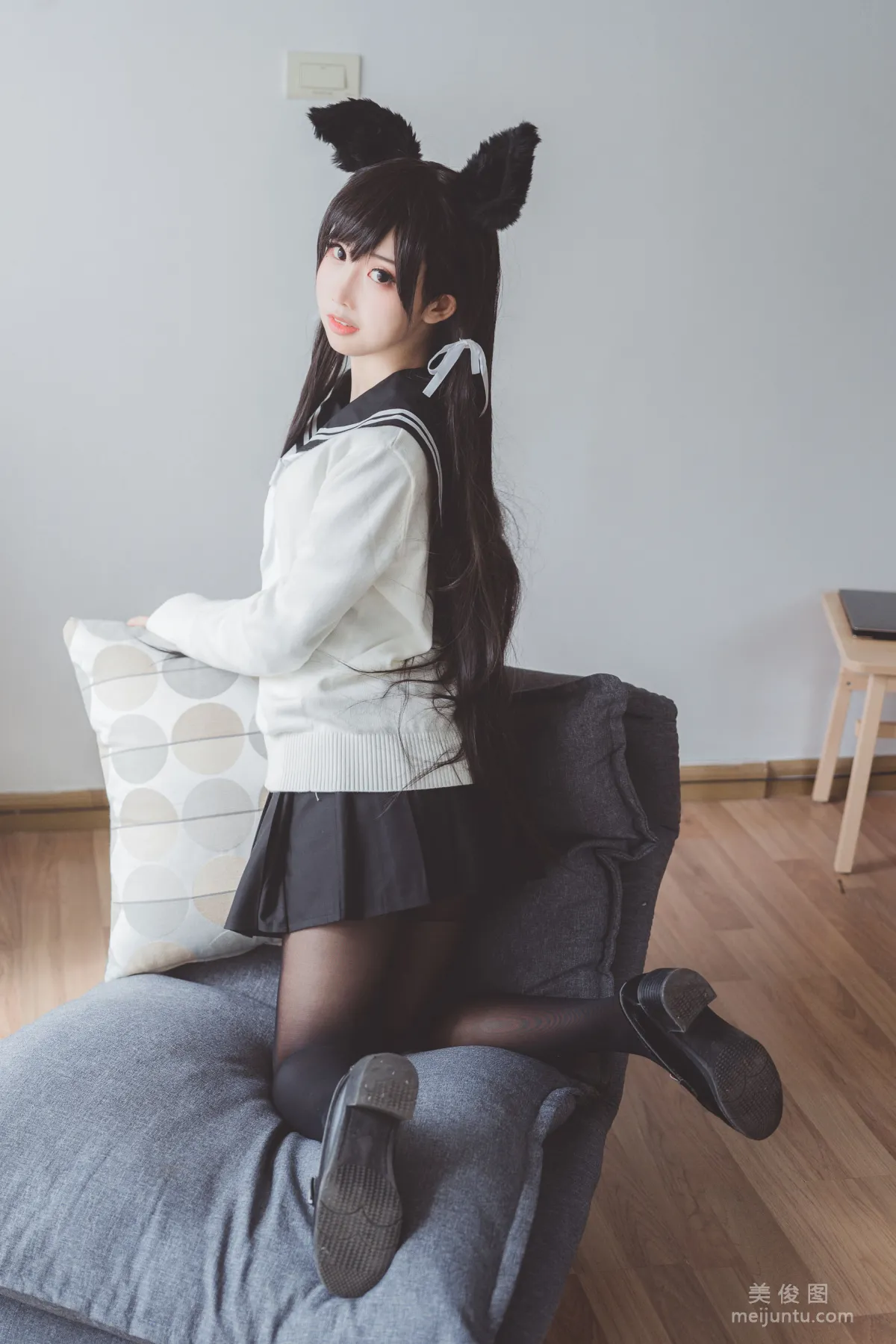 [Cosplay Photos] Cute Popular Coser Mianbing Xianer - Uniform Atago photo 6