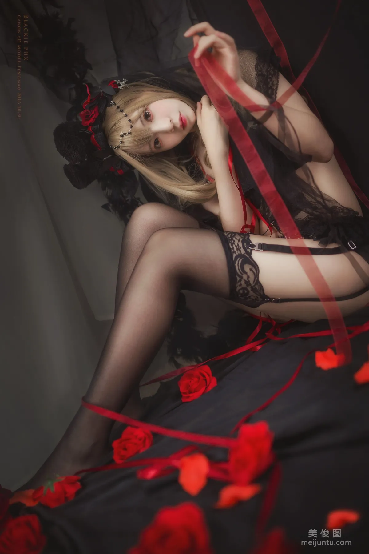 [Cosplay] 瘋貓ss - 黑色玫瑰 10