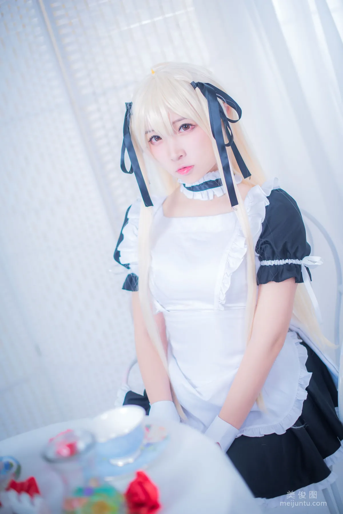 [Cosplay] 人气Coser二佐Nisa - 穹妹女仆1
