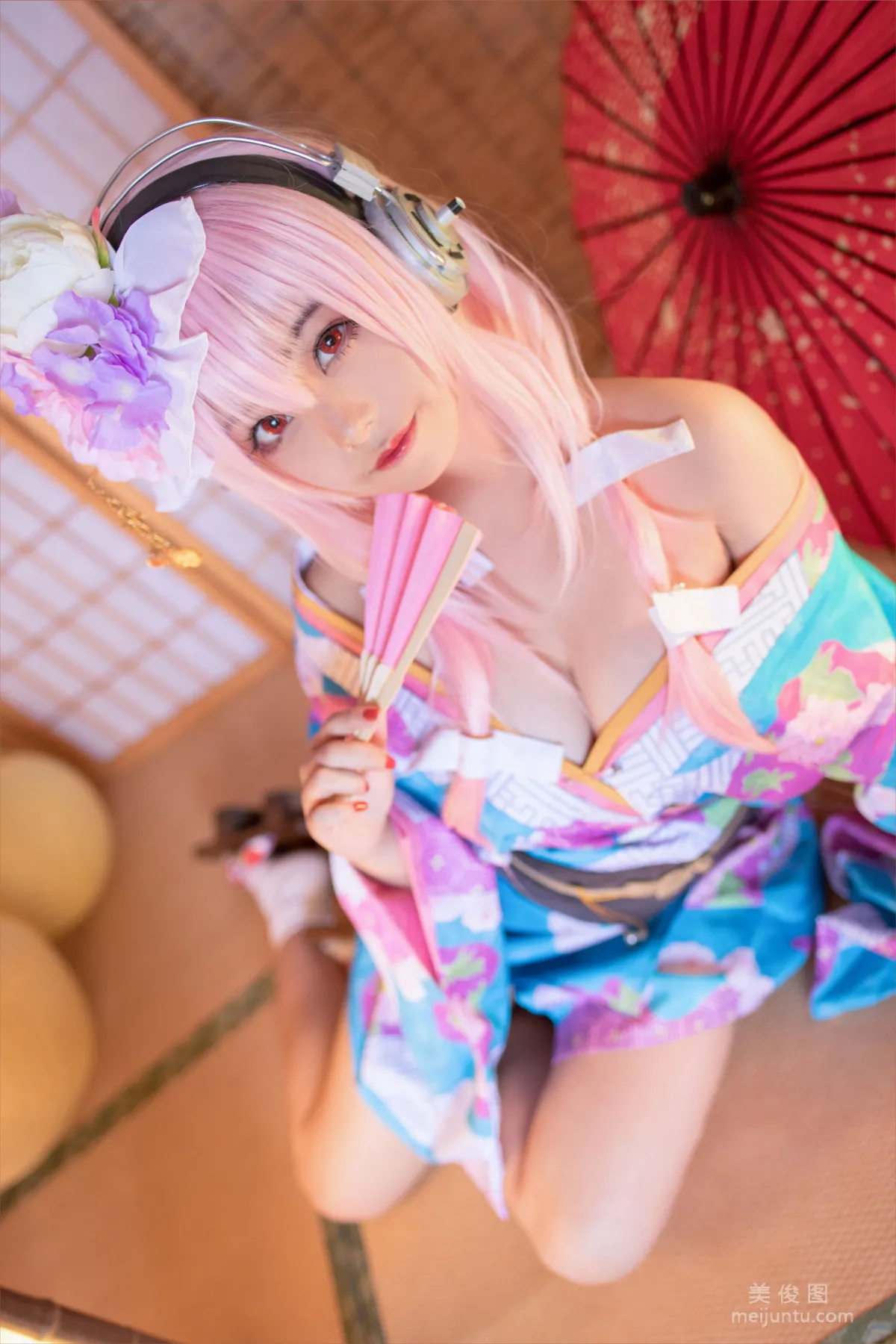 [Cosplay] 蜜汁猫裘 - 索尼子和服 写真集3