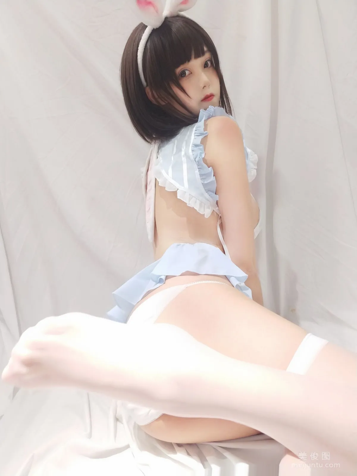 [Cosplay] Cute Girl Mizhi Maoqiu - Little White Rabbit Selfie photo 28