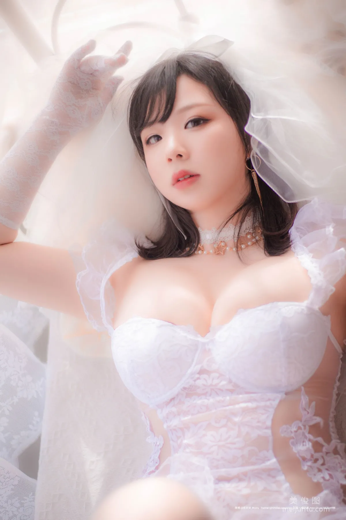 [Cosplay] 皮皮奶可可爱了啦 - 朦胧婚纱2