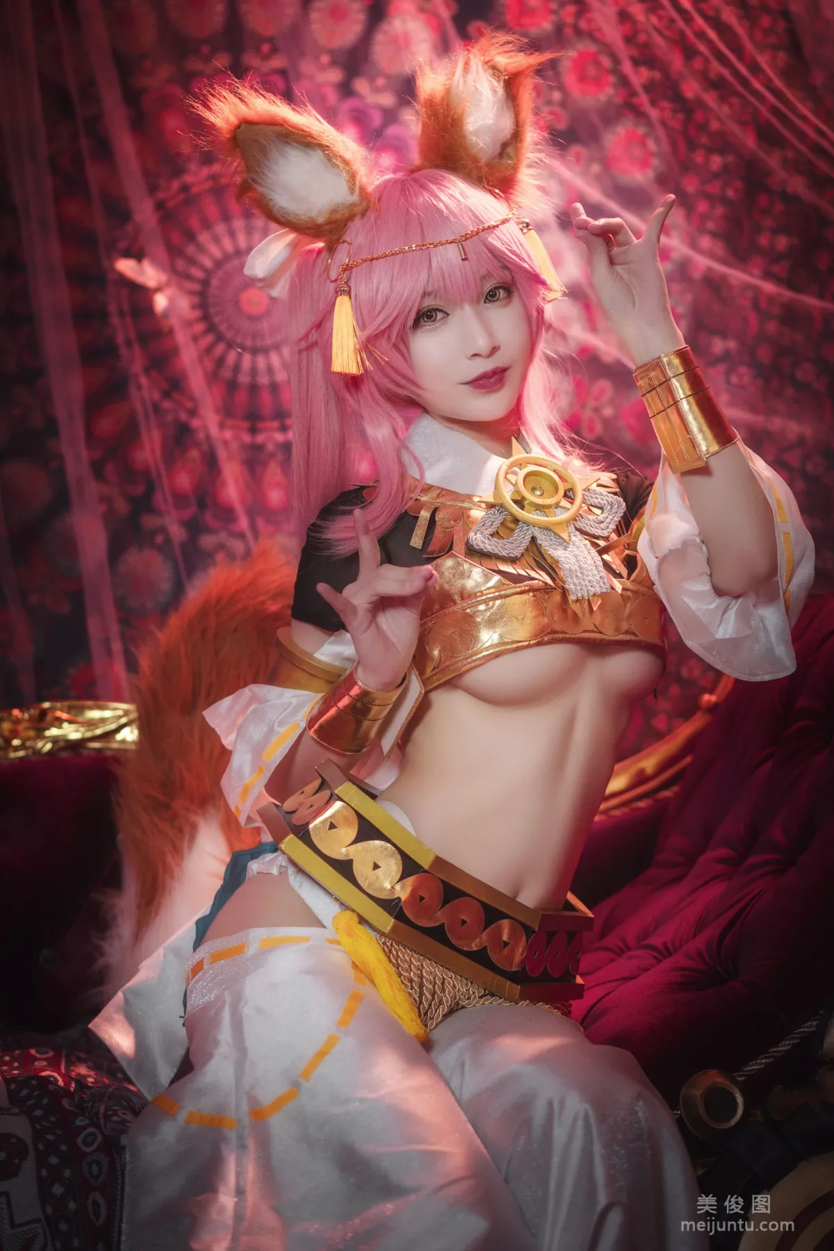 [Cosplay] Tieban Shaogui Wu w - Tamamo no Mae Mythology Photo Set photo 8