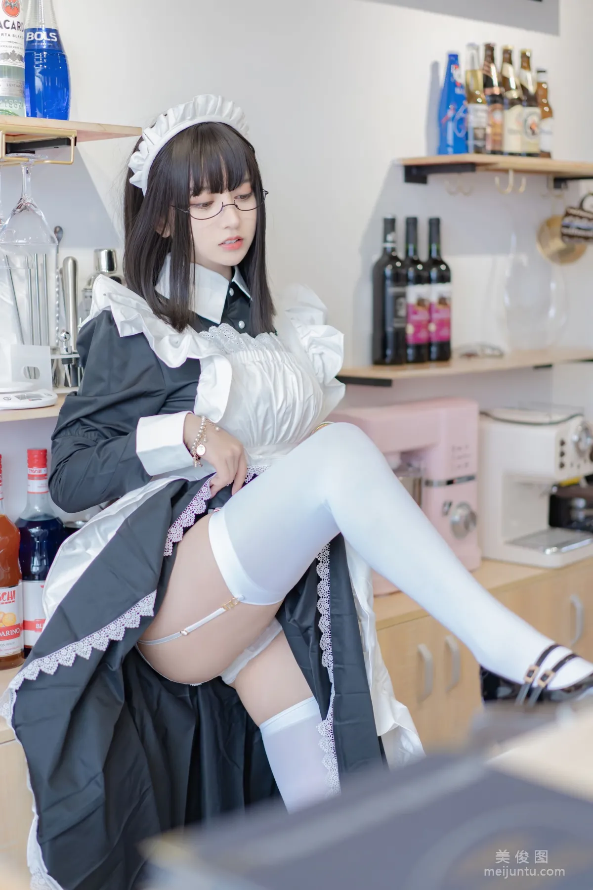 [Cosplay] Mixianxian sama - Maid Long Skirt Photo Set photo 17