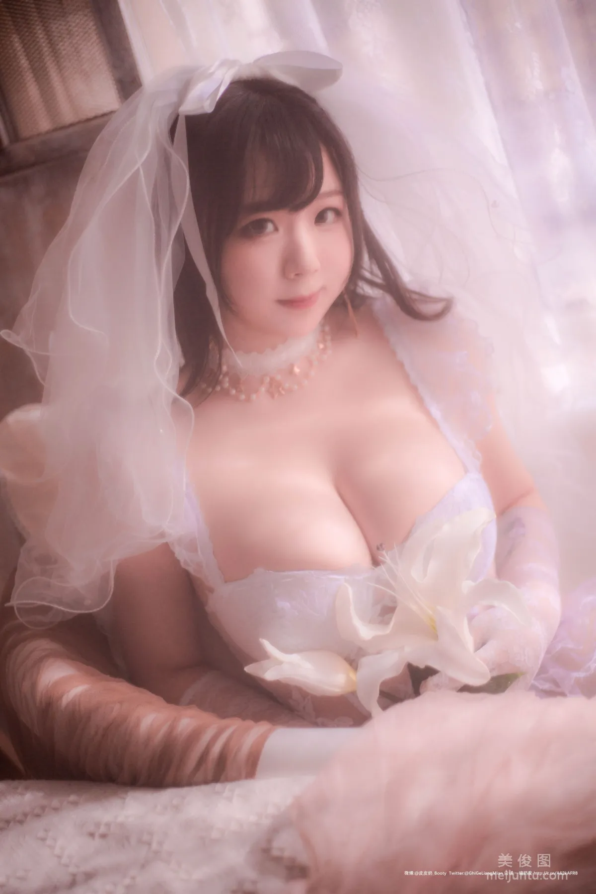 [Cosplay] Pipi Naike Keai Lela, Hazy Wedding Dress photo 58