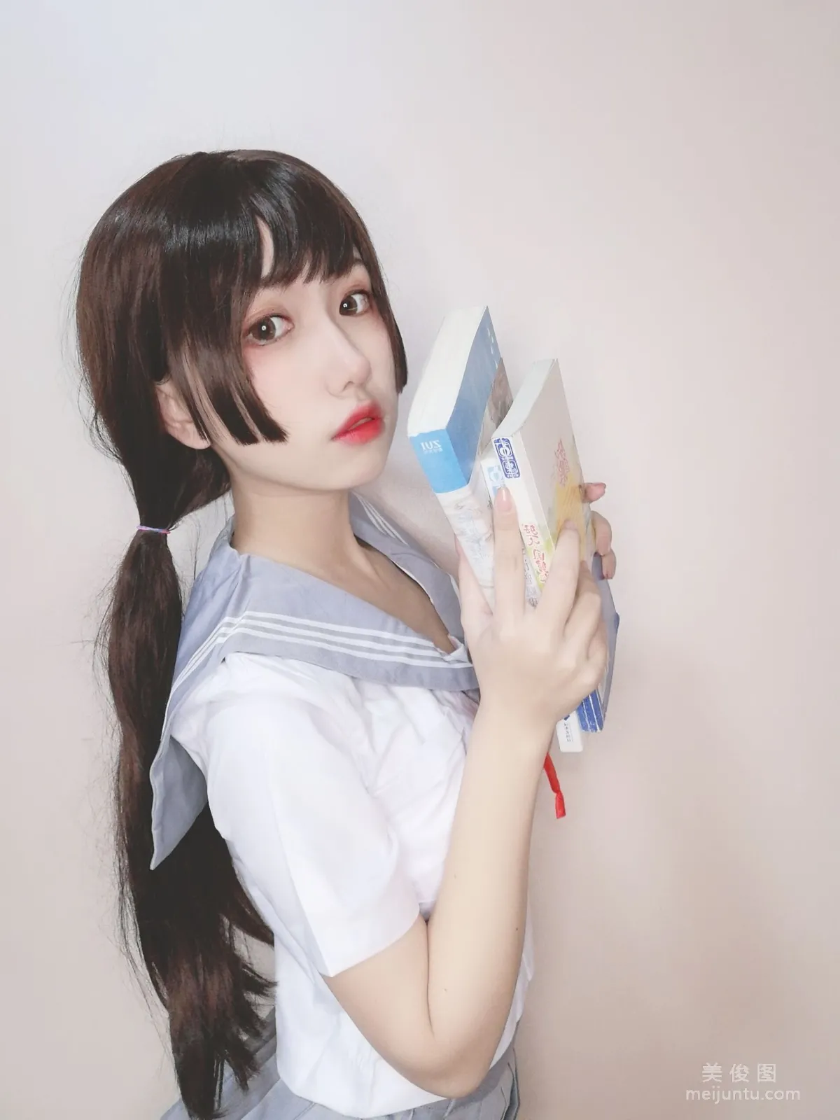 [Cosplay] 芋圓侑子SJ_ - 白絲jk 5
